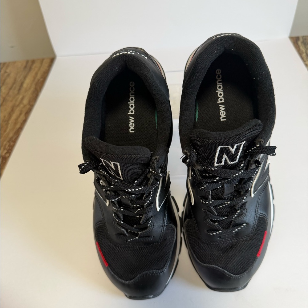New Balance Black and Red Athletic Shoes
